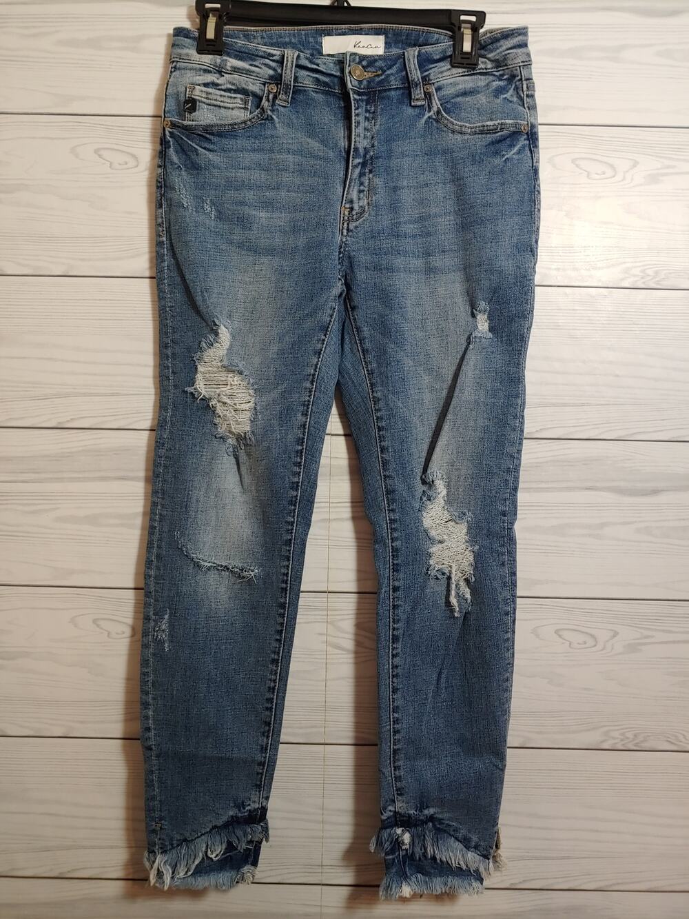 Womens Kancan Distressed Estilo Jeans sz 9